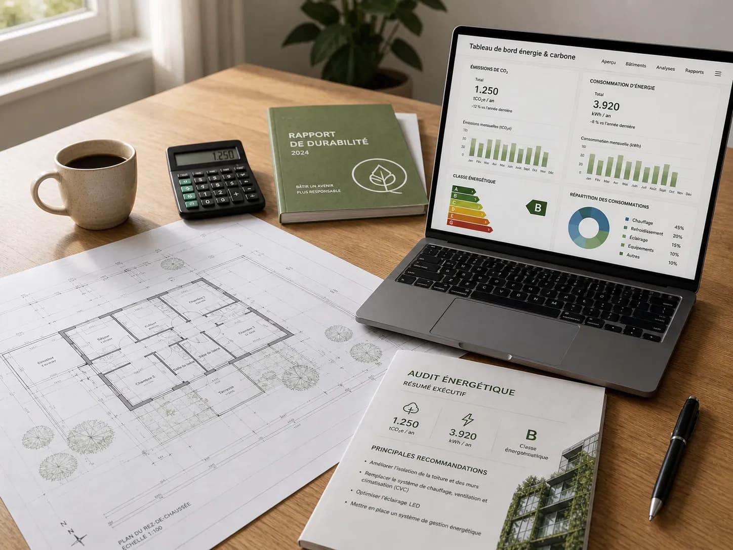 Accompagnement stratégique en rénovation énergétique — plan, audit et tableau de bord